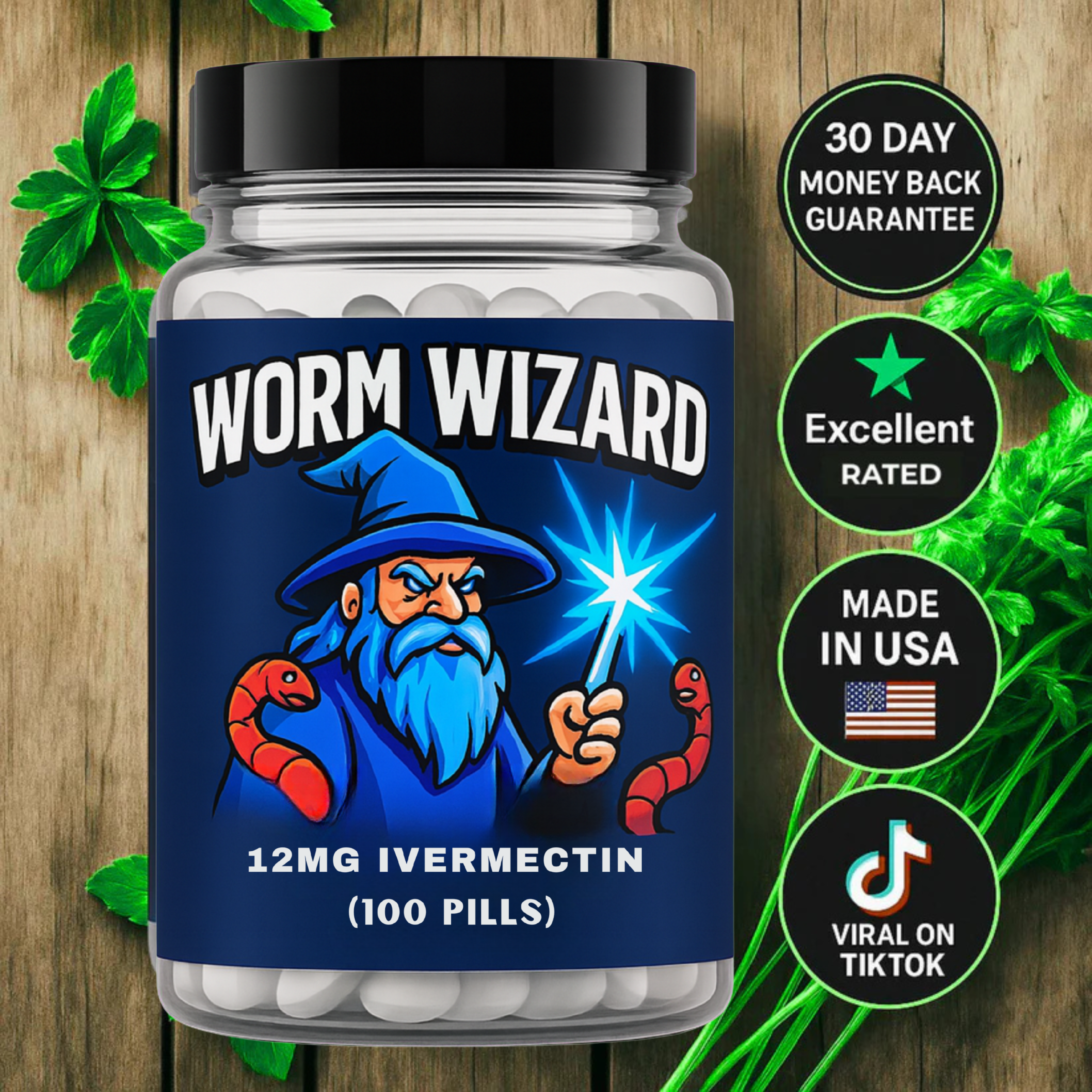WormWizard Full Package - IVERMECTIN & FENBENDAZOLE